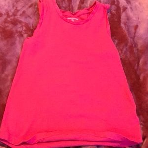 reddish/pink tank top for kids good for summer
